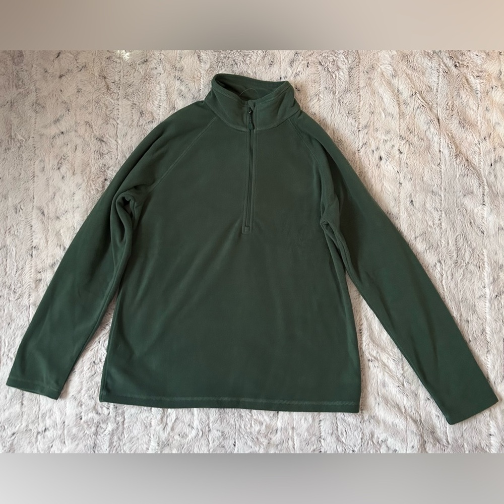 Eddie Bauer WR Quest 1/4 Zip - Solid Basil (Size M) - NEW